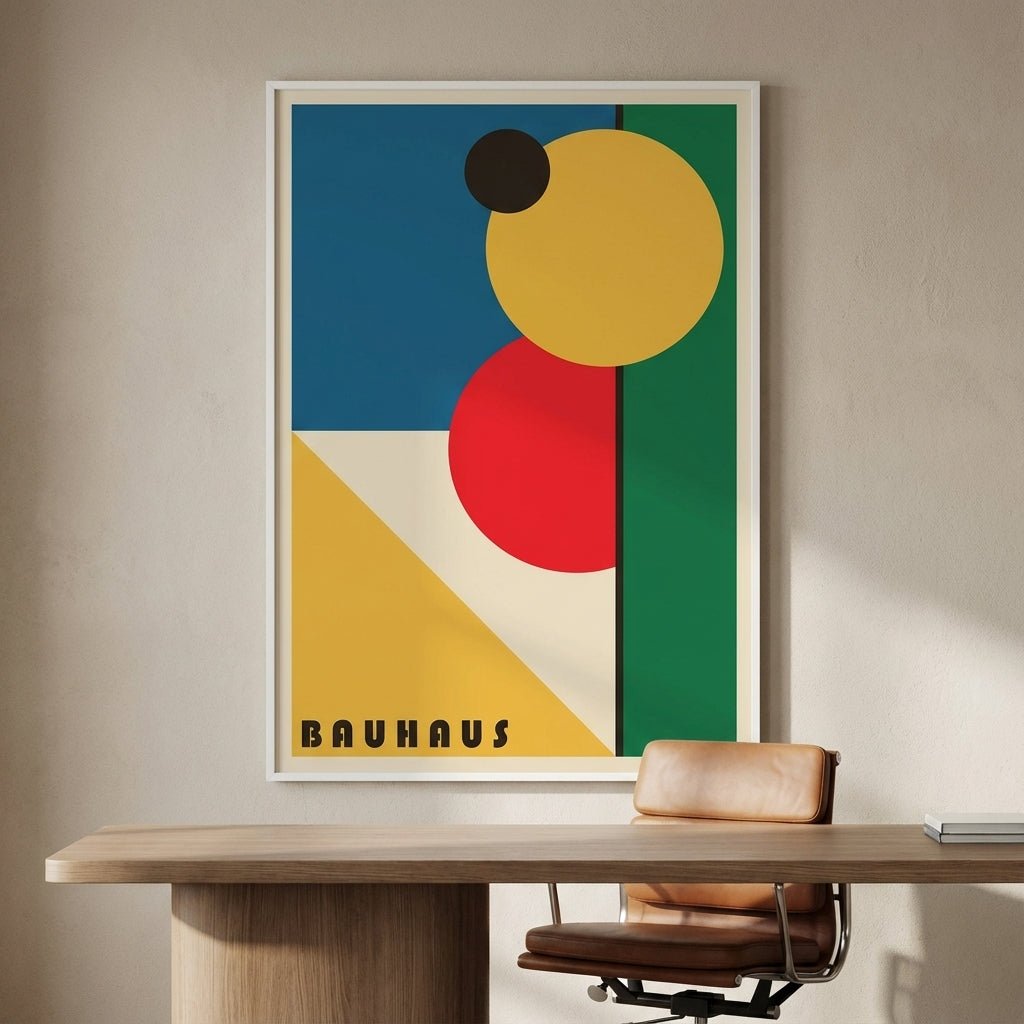 Bauhaus Orbit wall - art - picture - poster