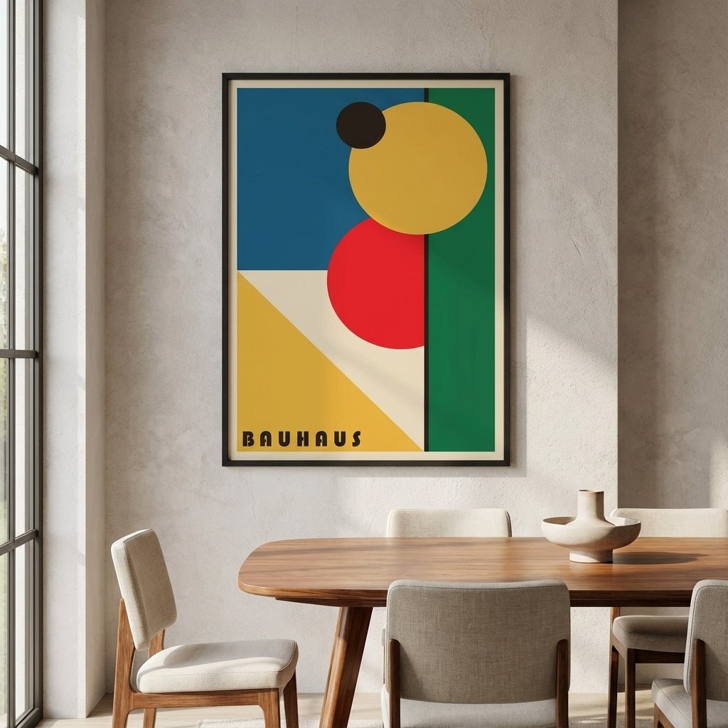 Bauhaus Orbit wall - art - picture - poster