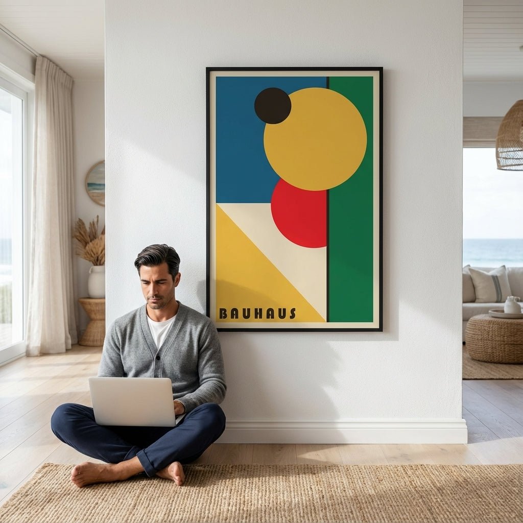 Bauhaus Orbit wall - art - picture - poster