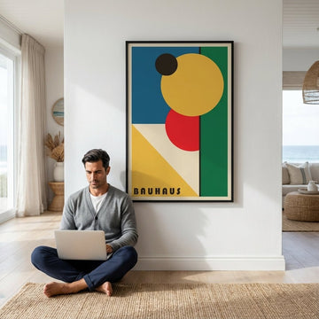 Bauhaus Orbit wall - art - picture - poster