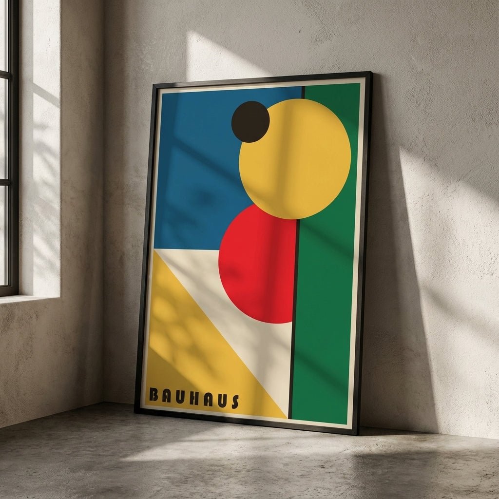 Bauhaus Orbit wall - art - picture - poster