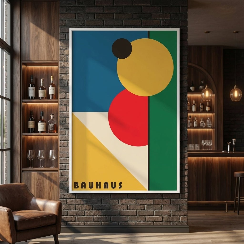 Bauhaus Orbit wall - art - picture - poster