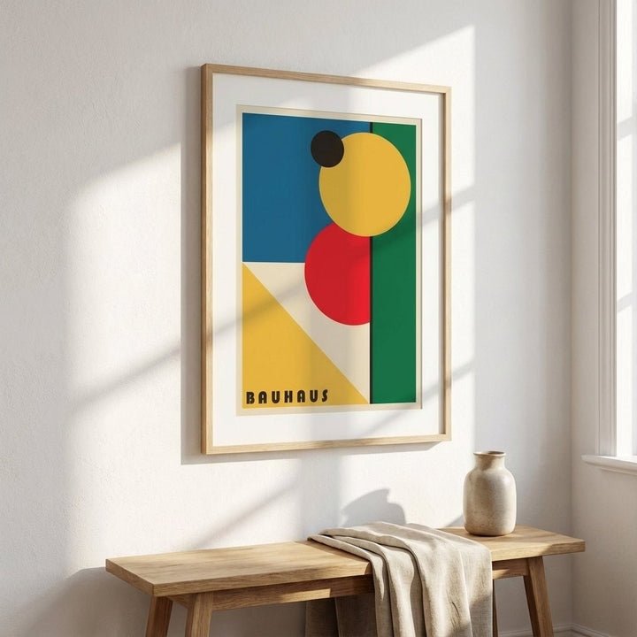 Bauhaus Orbit wall - art - picture - poster