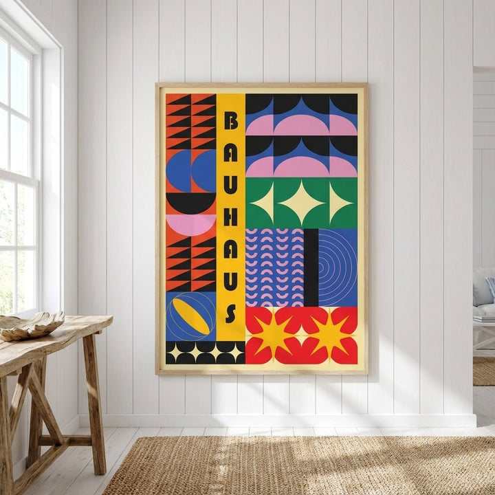 Bauhaus Spectrum of Shapes wall - art - picture - poster
