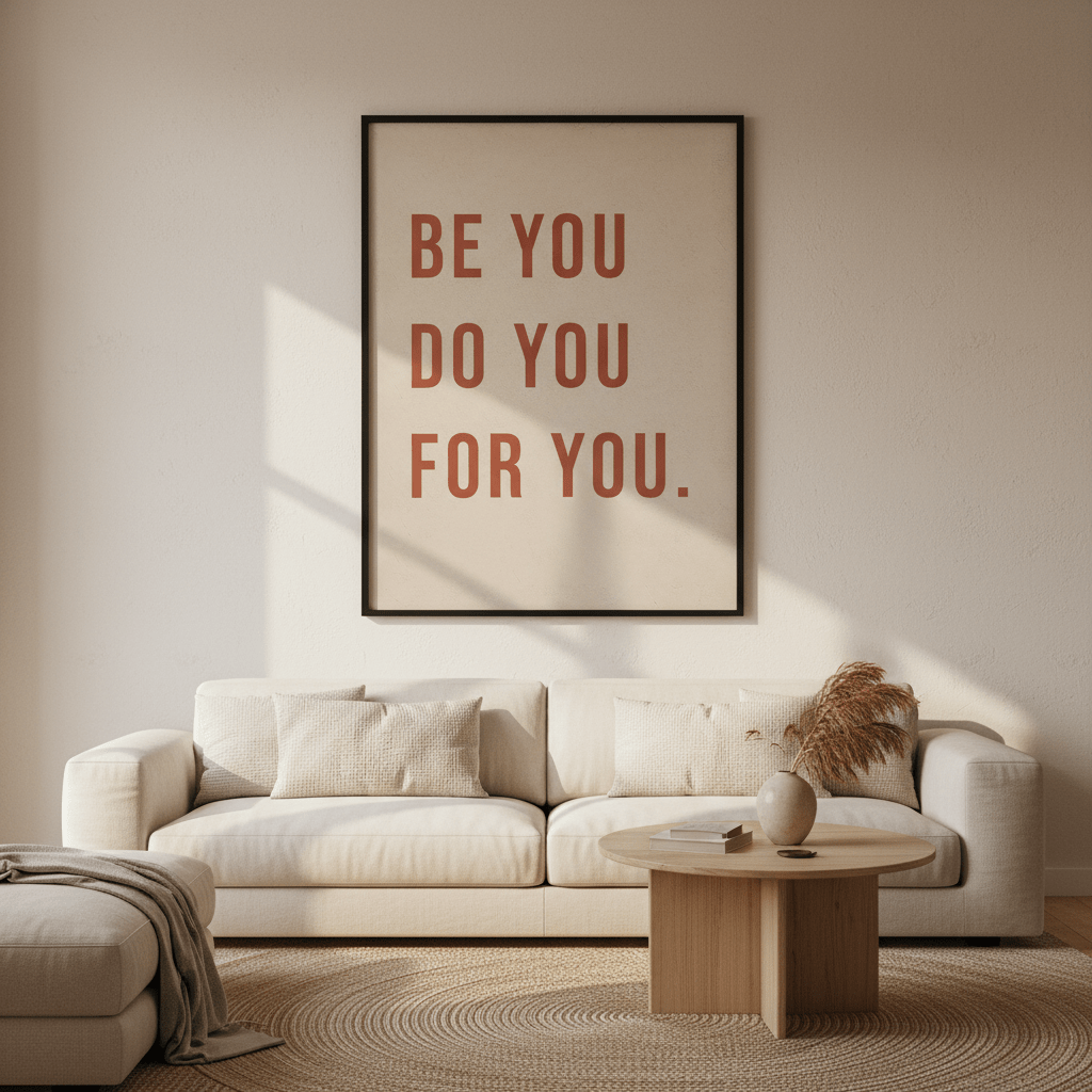 Be You Do You For You Motivational Wall Art wall - art - picture - poster
