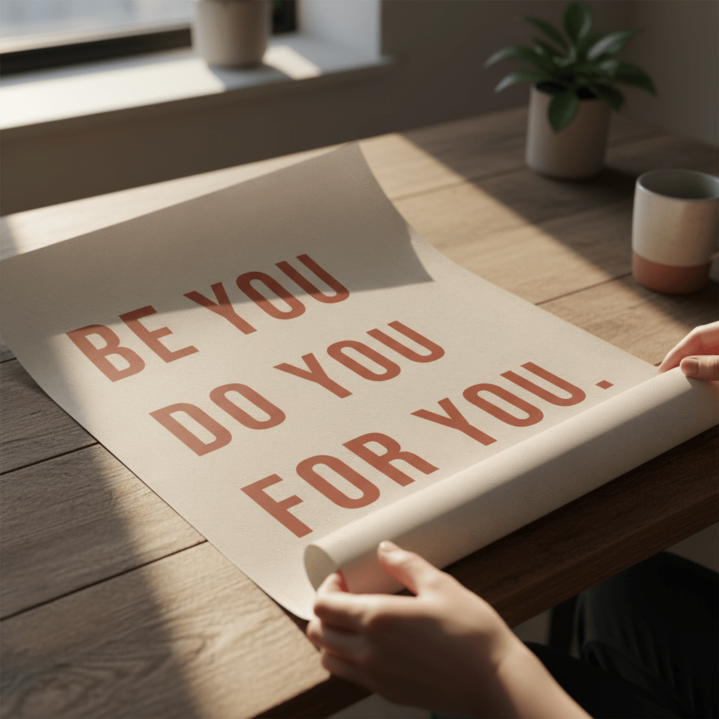Be You Do You For You Motivational Wall Art wall - art - picture - poster
