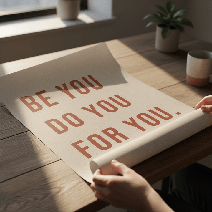 Be You Do You For You Motivational Wall Art wall - art - picture - poster