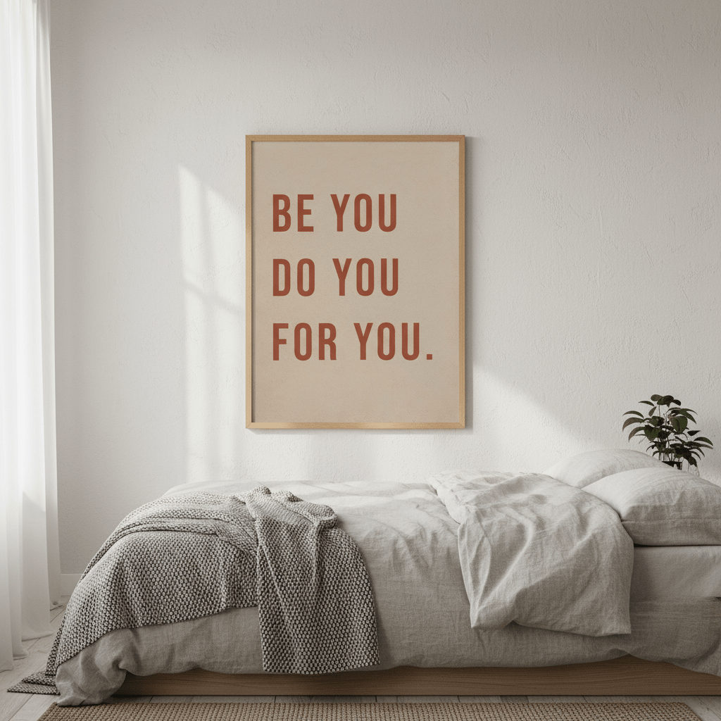Be You Do You For You Motivational Wall Art wall - art - picture - poster