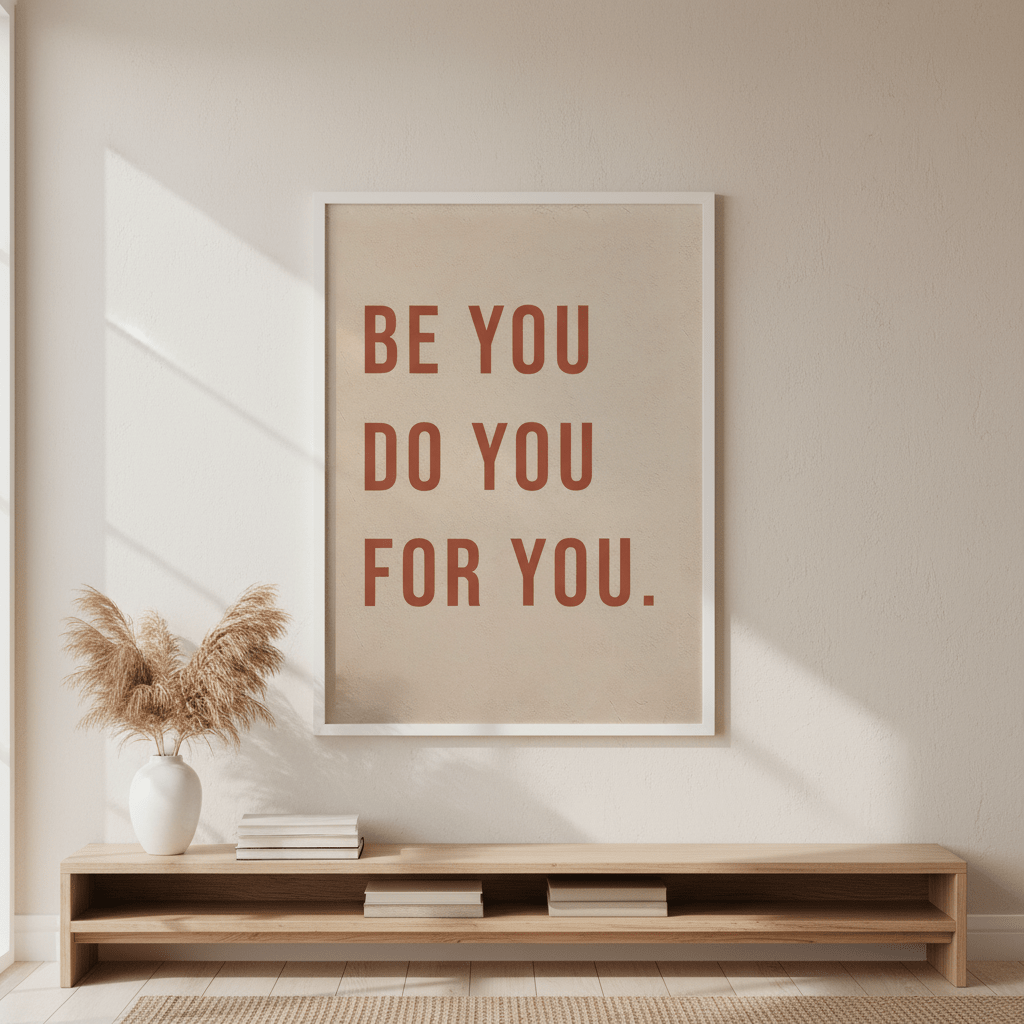 Be You Do You For You Motivational Wall Art wall - art - picture - poster