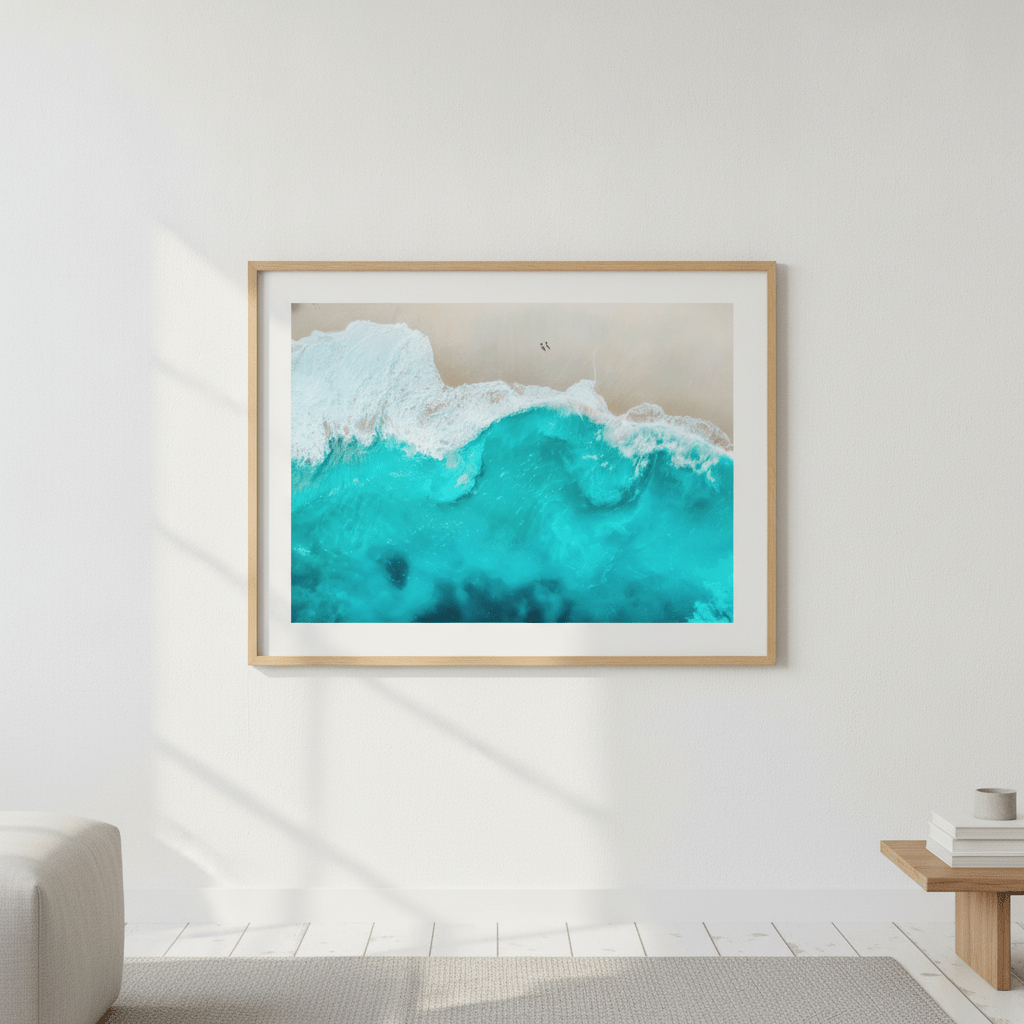 Beach Aerial Coastal Photography wall-art-picture-poster