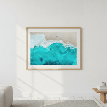 Beach Aerial Coastal Photography wall-art-picture-poster