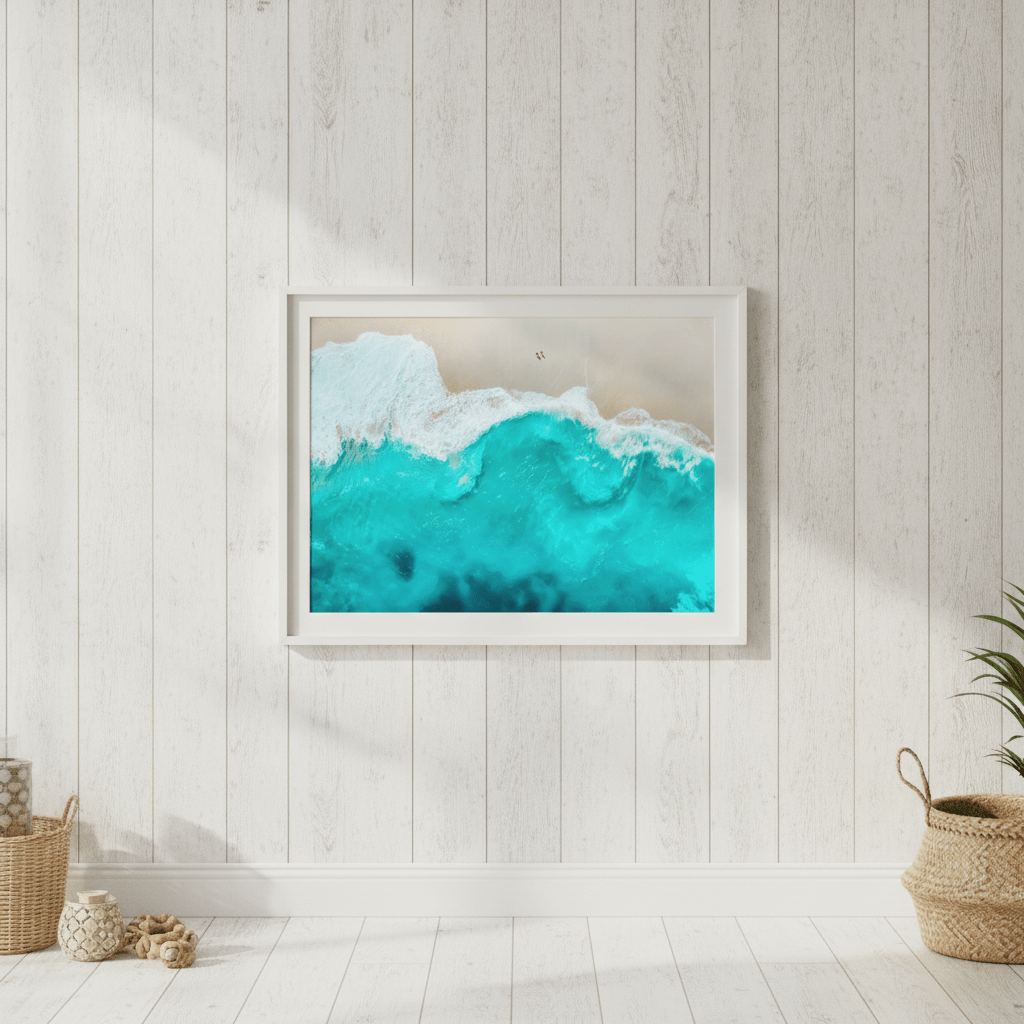 Beach Aerial Coastal Photography wall-art-picture-poster