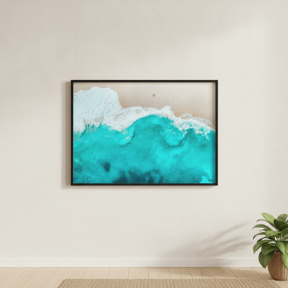 Beach Aerial Coastal Photography wall-art-picture-poster