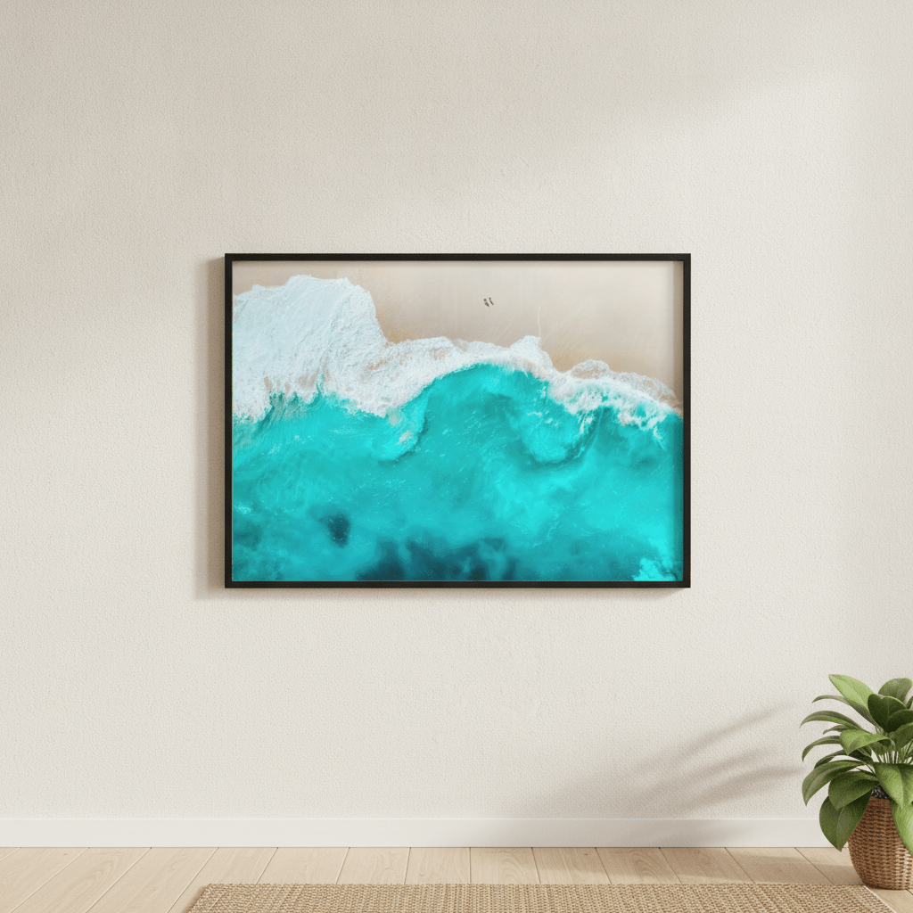 Beach Aerial Coastal Photography wall-art-picture-poster