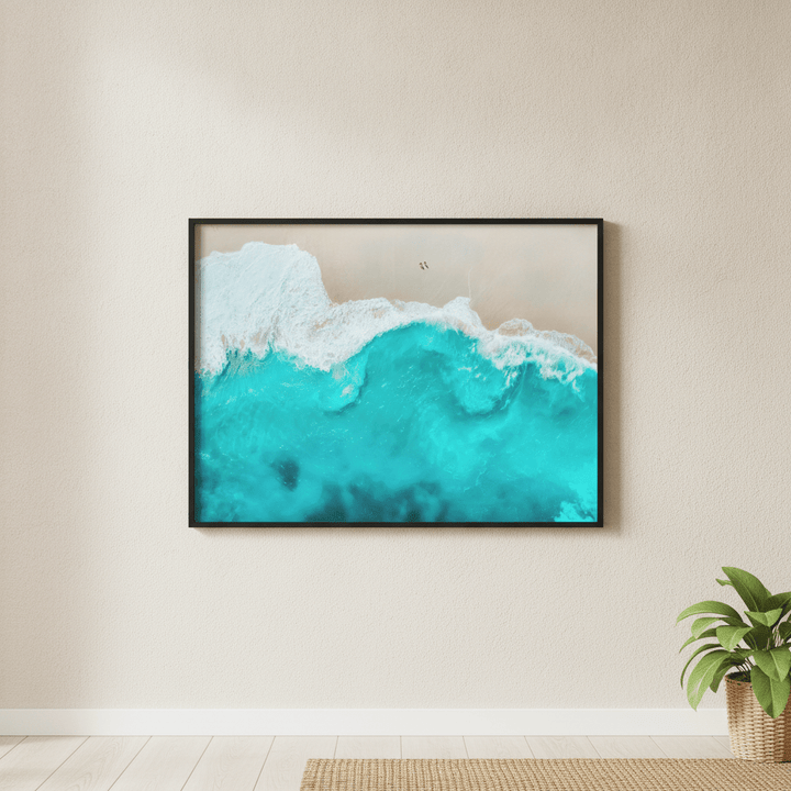 Beach Aerial Coastal Photography wall-art-picture-poster