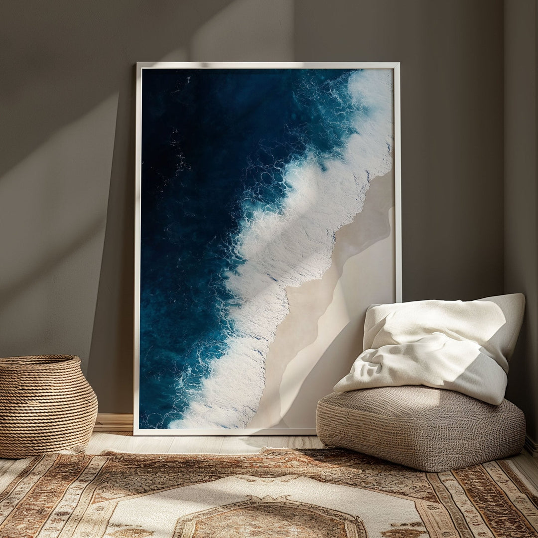 Beach Birds Eye View Artwork - Style My Wall