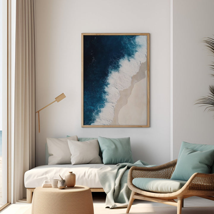 Beach Birds Eye View Artwork - Style My Wall