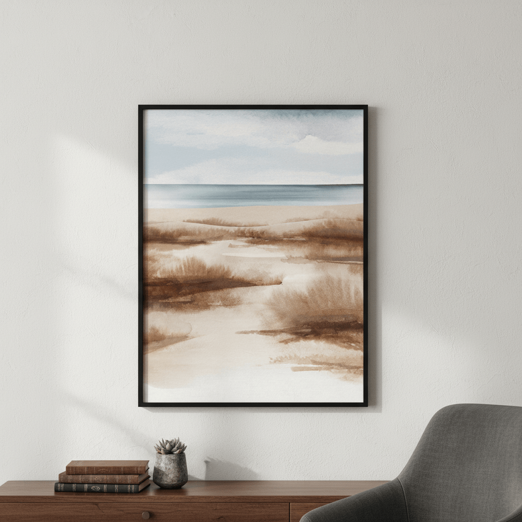 Beach Dunes by Deer Muskeeter wall - art - picture - poster