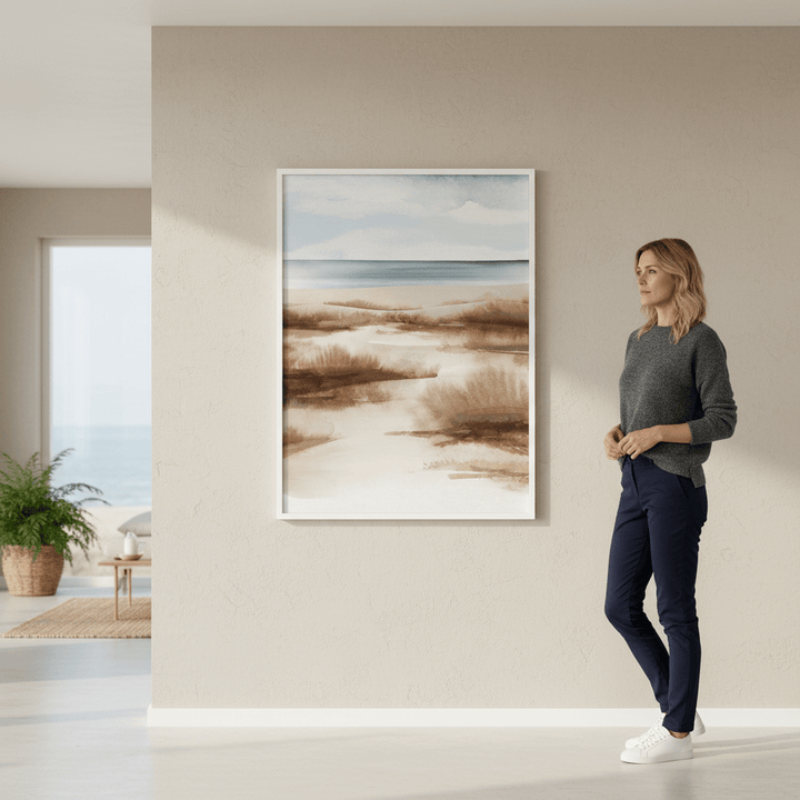 Beach Dunes by Deer Muskeeter wall - art - picture - poster