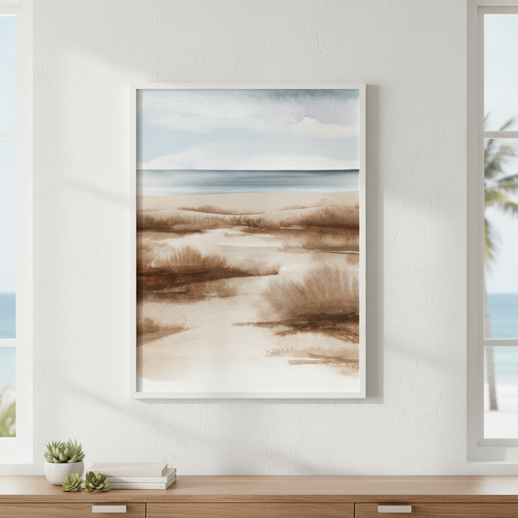 Beach Dunes by Deer Muskeeter wall - art - picture - poster