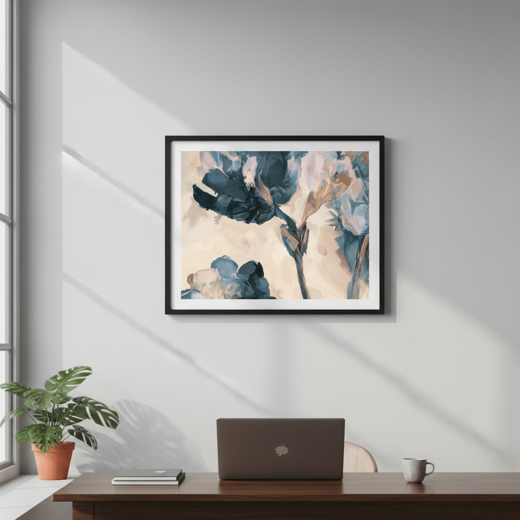 Beach Floral by Deer Muskeeter wall - art - picture - poster