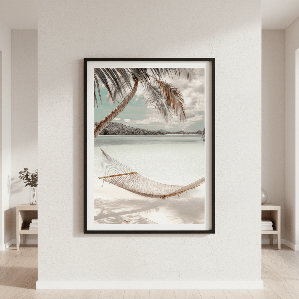 Beach Hammock Day Off Photography wall - art - picture - poster