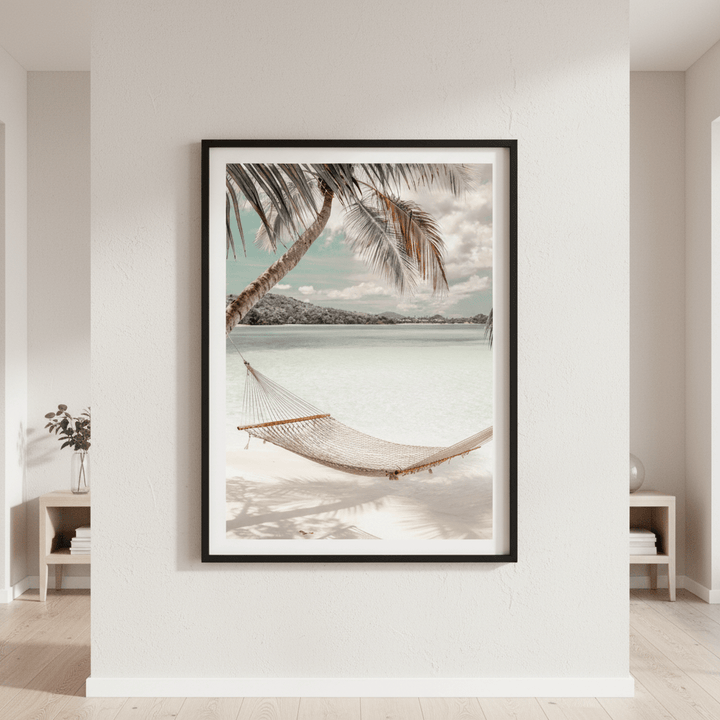 Beach Hammock Day Off Photography wall - art - picture - poster