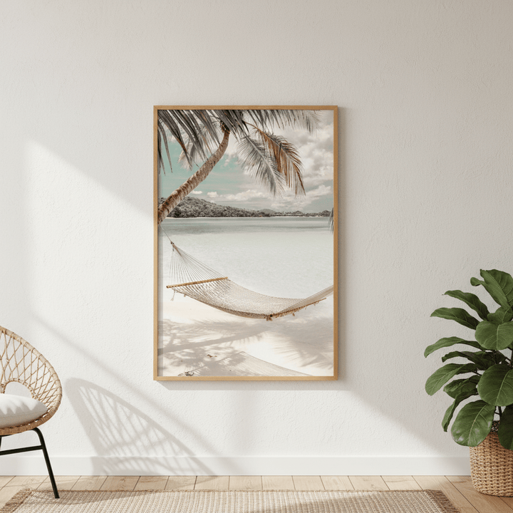 Beach Hammock Day Off Photography wall - art - picture - poster