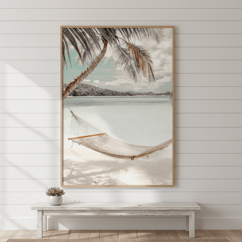 Beach Hammock Day Off Photography wall - art - picture - poster