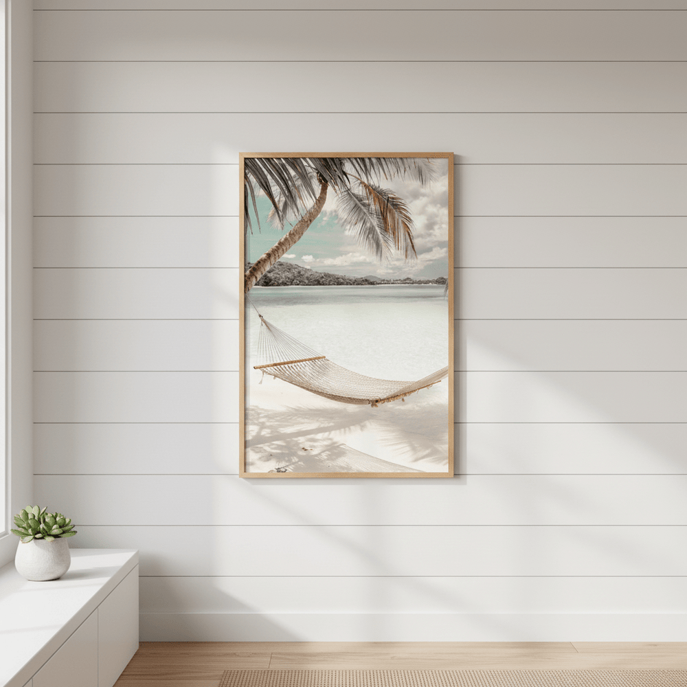 Beach Hammock Day Off Photography wall - art - picture - poster