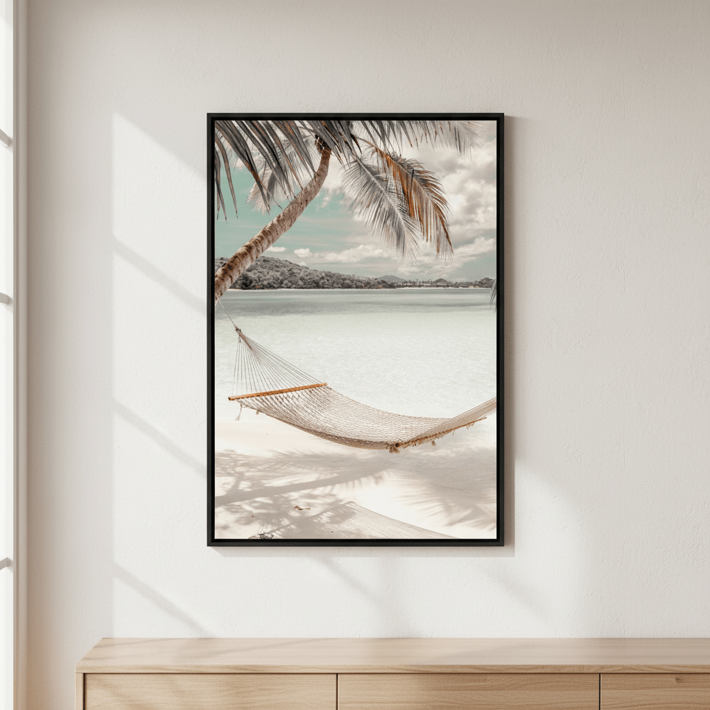 Beach Hammock Day Off Photography wall - art - picture - poster
