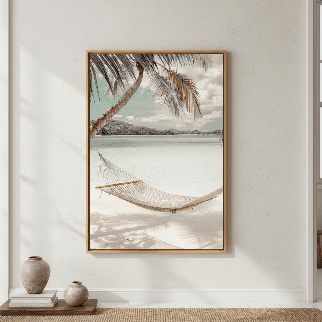 Beach Hammock Day Off Photography wall - art - picture - poster