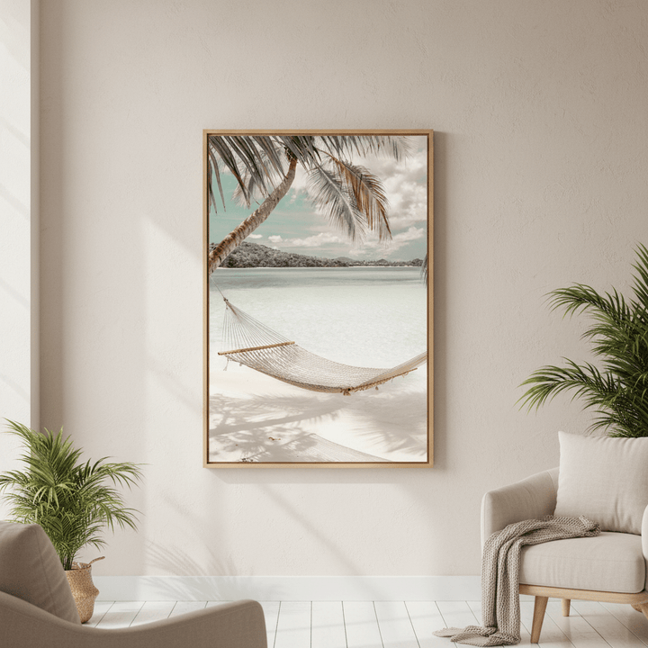 Beach Hammock Day Off Photography wall - art - picture - poster