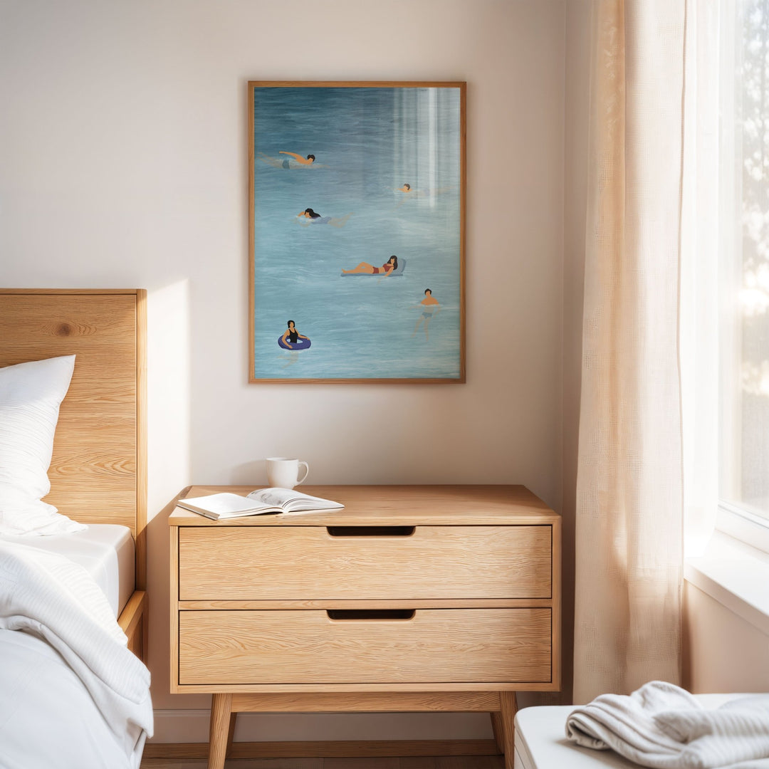 Beach Ocean Painting Bliss Wall Art wall - art - picture - poster