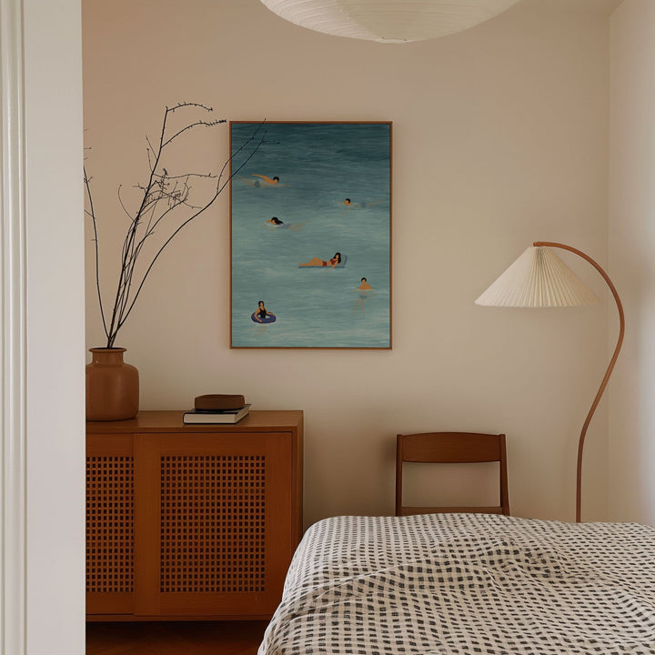 Beach Ocean Painting Bliss Wall Art wall - art - picture - poster