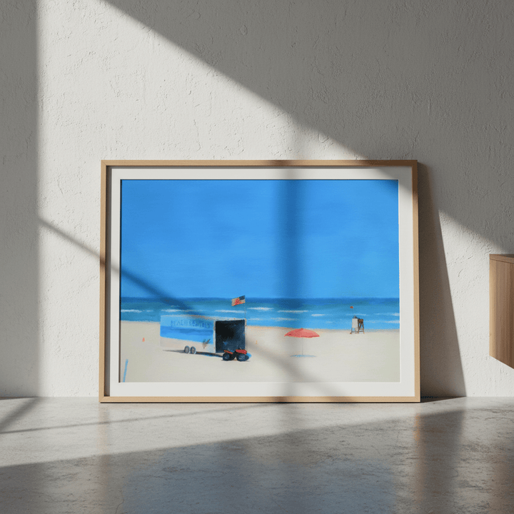 Beach Rentals, Daytona Beach Shores by Ieva Baklane wall - art - picture - poster