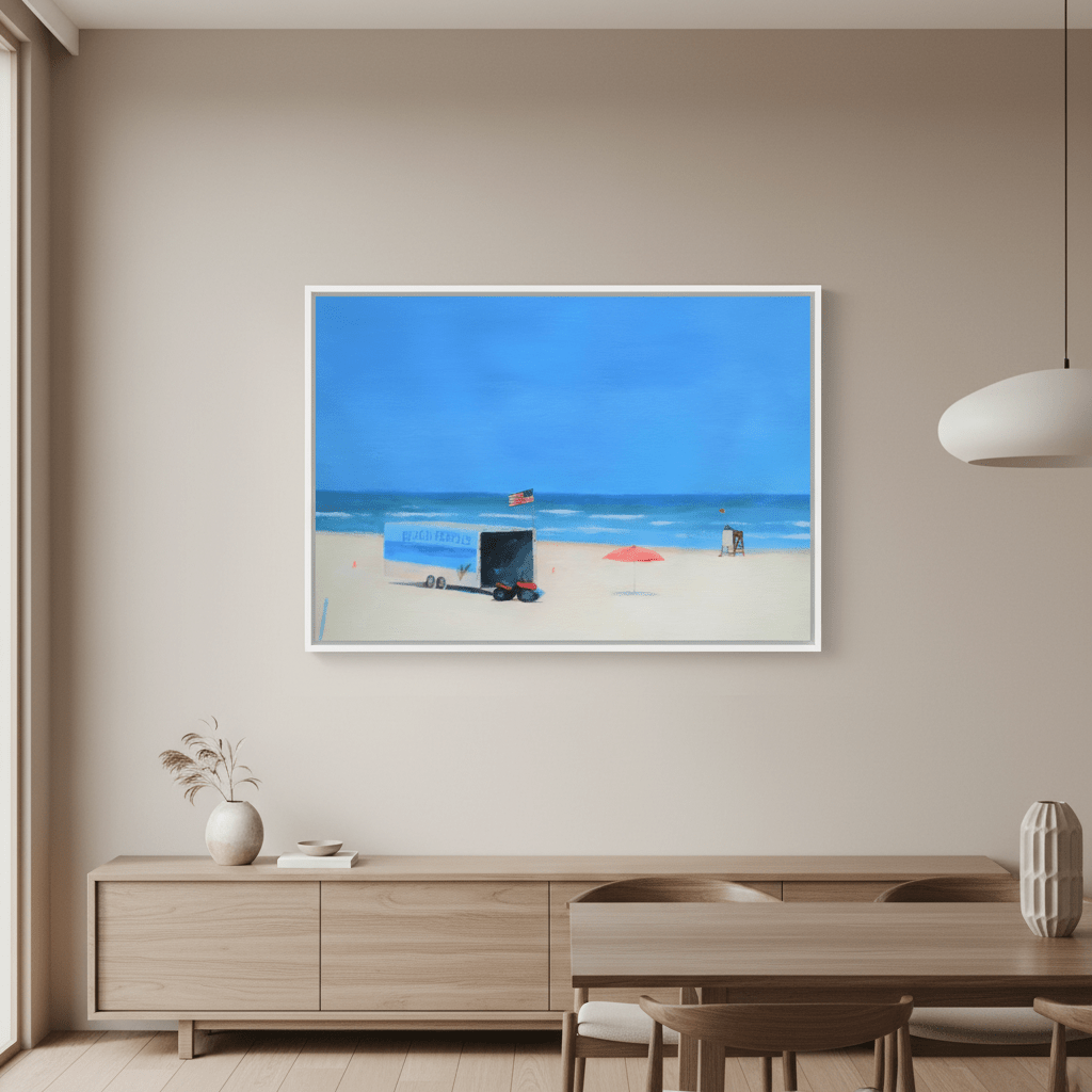 Beach Rentals, Daytona Beach Shores by Ieva Baklane wall - art - picture - poster