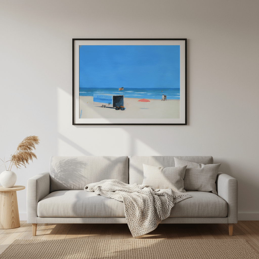 Beach Rentals, Daytona Beach Shores by Ieva Baklane wall - art - picture - poster