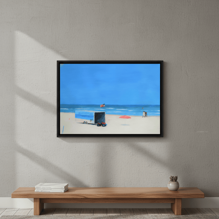 Beach Rentals, Daytona Beach Shores by Ieva Baklane wall - art - picture - poster