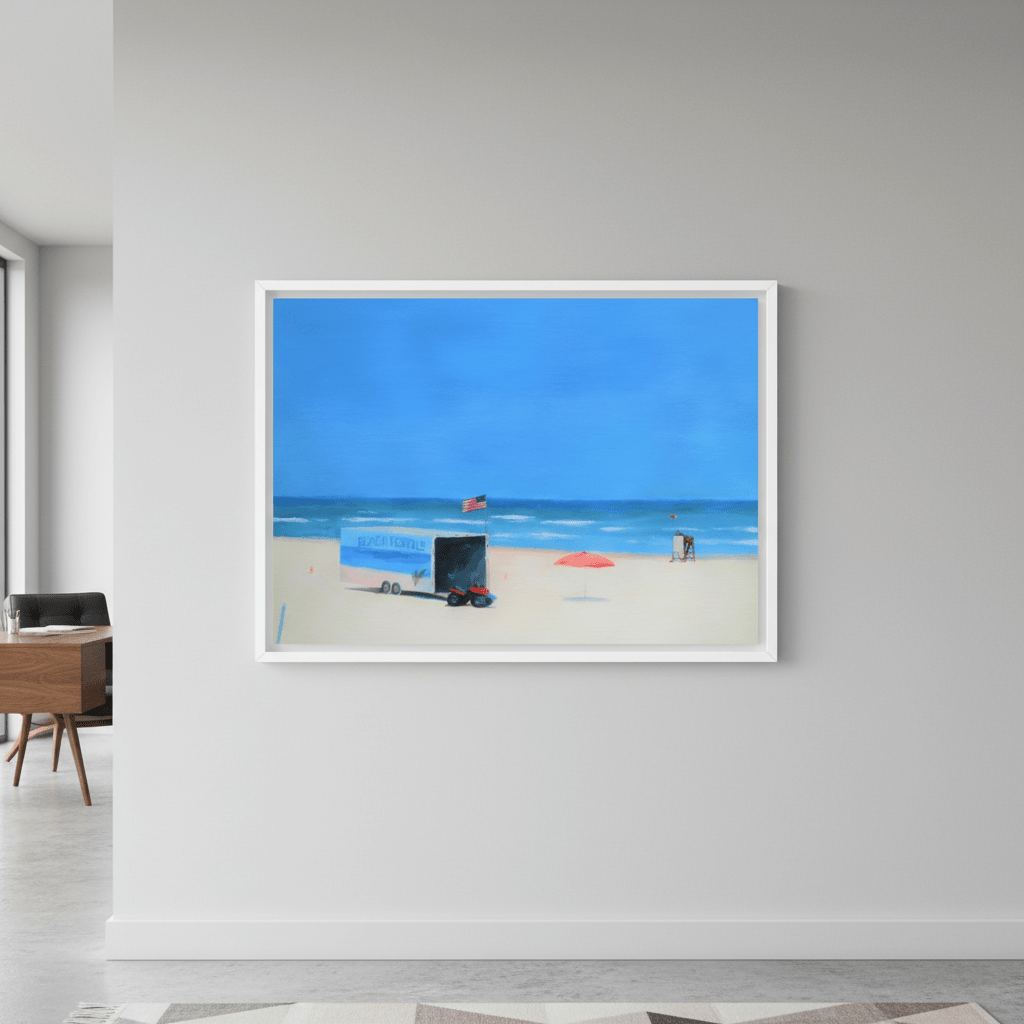 Beach Rentals, Daytona Beach Shores by Ieva Baklane wall - art - picture - poster