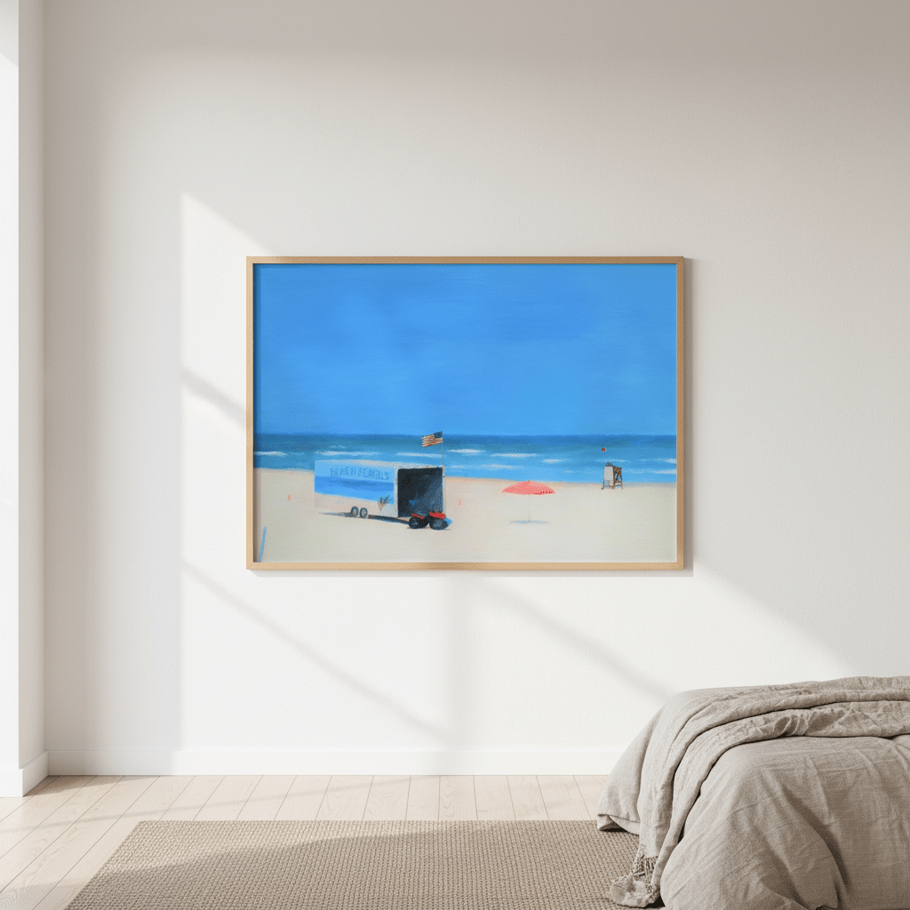 Beach Rentals, Daytona Beach Shores by Ieva Baklane wall - art - picture - poster