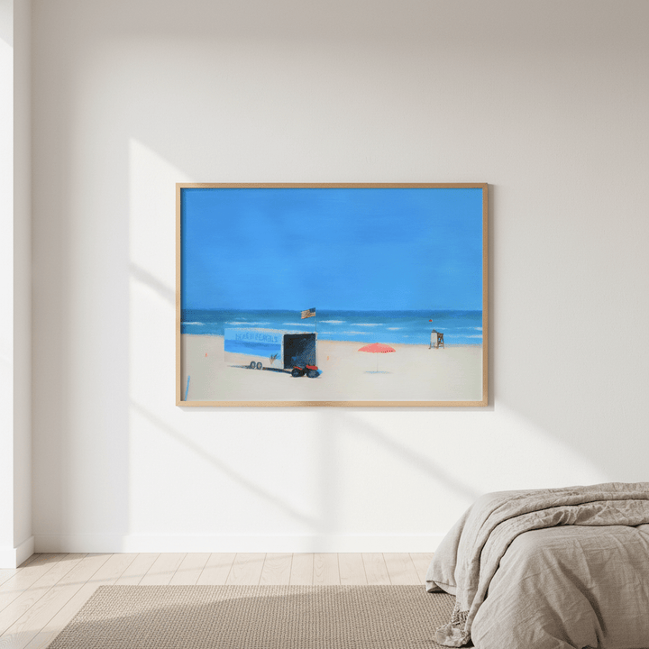 Beach Rentals, Daytona Beach Shores by Ieva Baklane wall - art - picture - poster