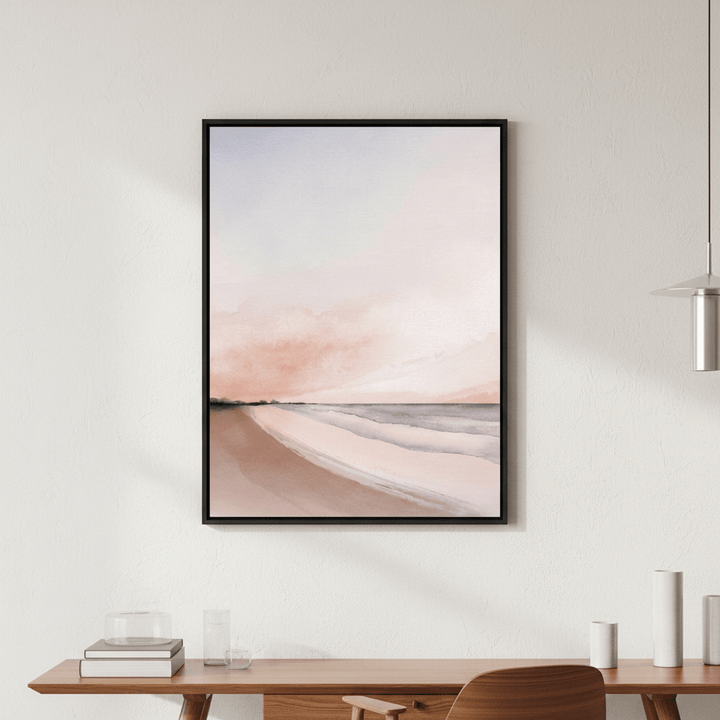 Beach Sunset by Deer Muskeeter wall - art - picture - poster