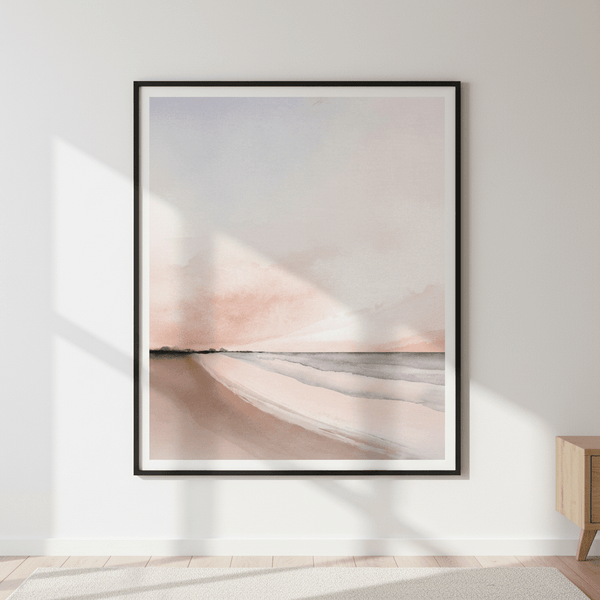 Beach Sunset by Dear Muskeeter | Art & Canvas Print