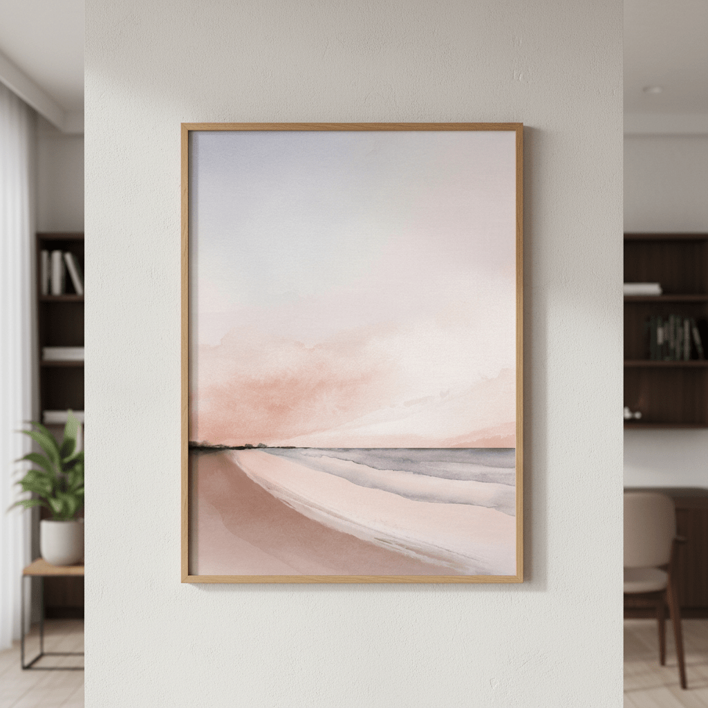 Beach Sunset by Deer Muskeeter wall - art - picture - poster