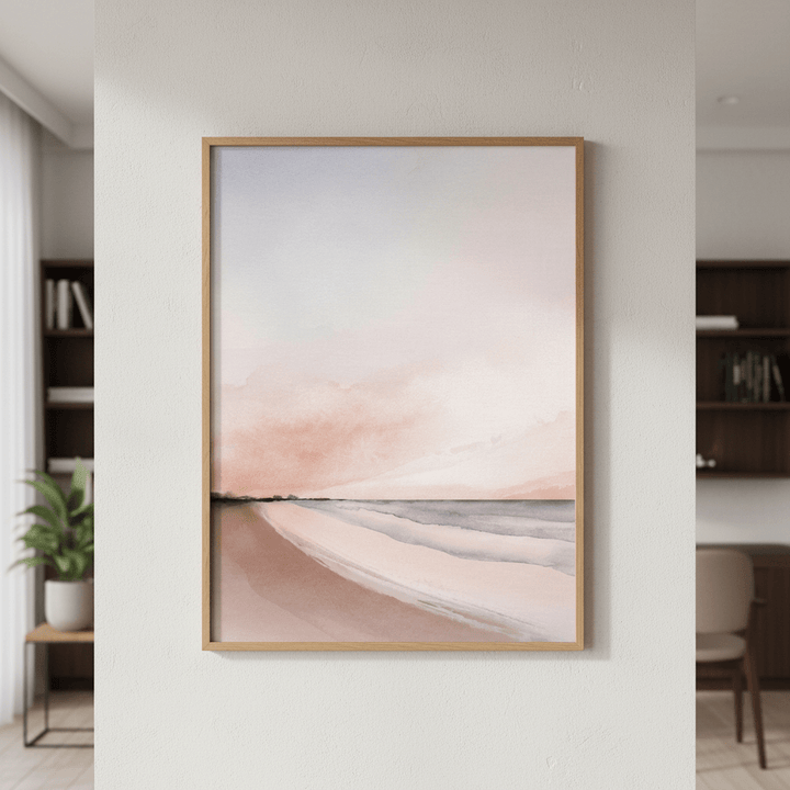 Beach Sunset by Deer Muskeeter wall - art - picture - poster