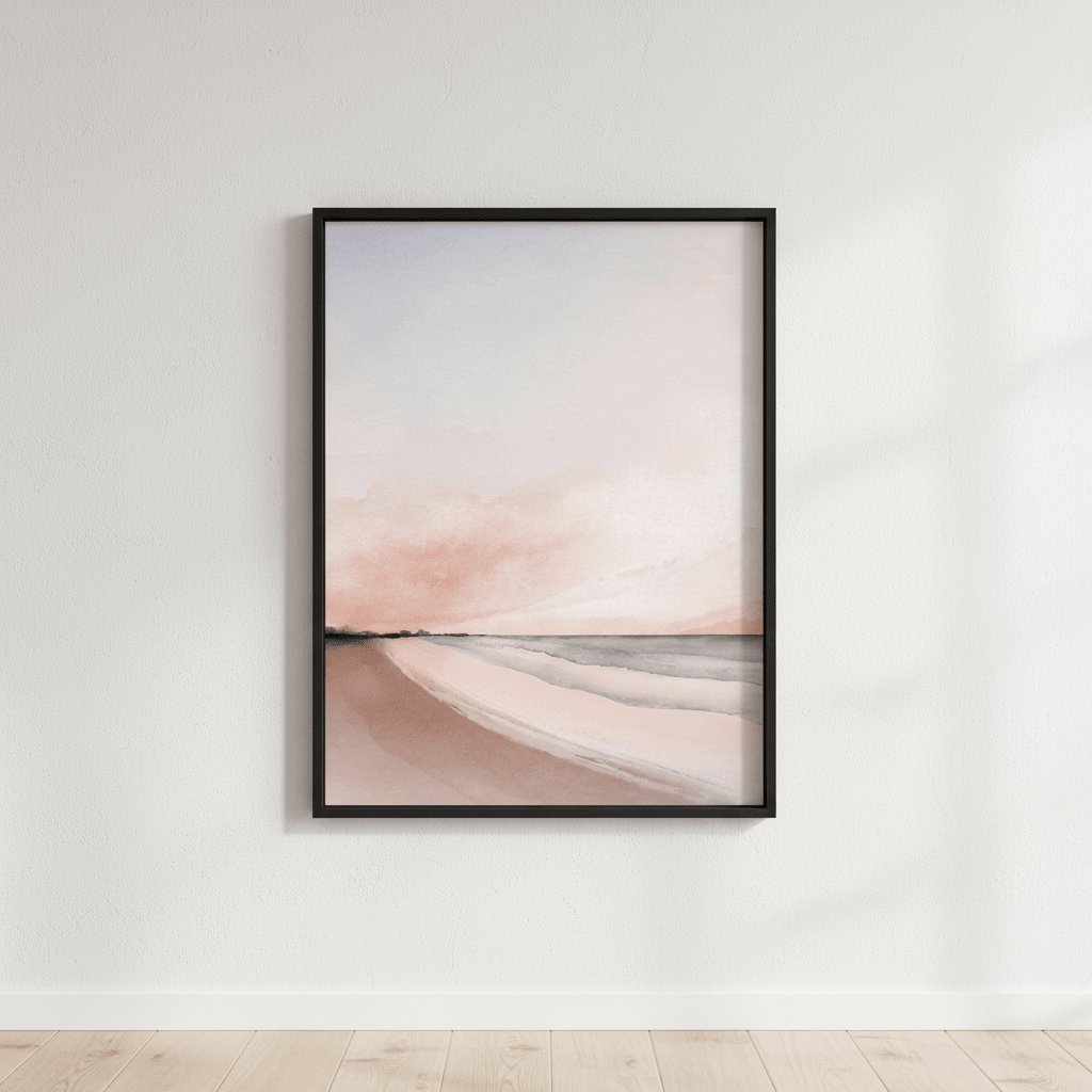 Beach Sunset by Deer Muskeeter wall - art - picture - poster