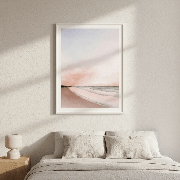Beach Sunset by Deer Muskeeter wall - art - picture - poster