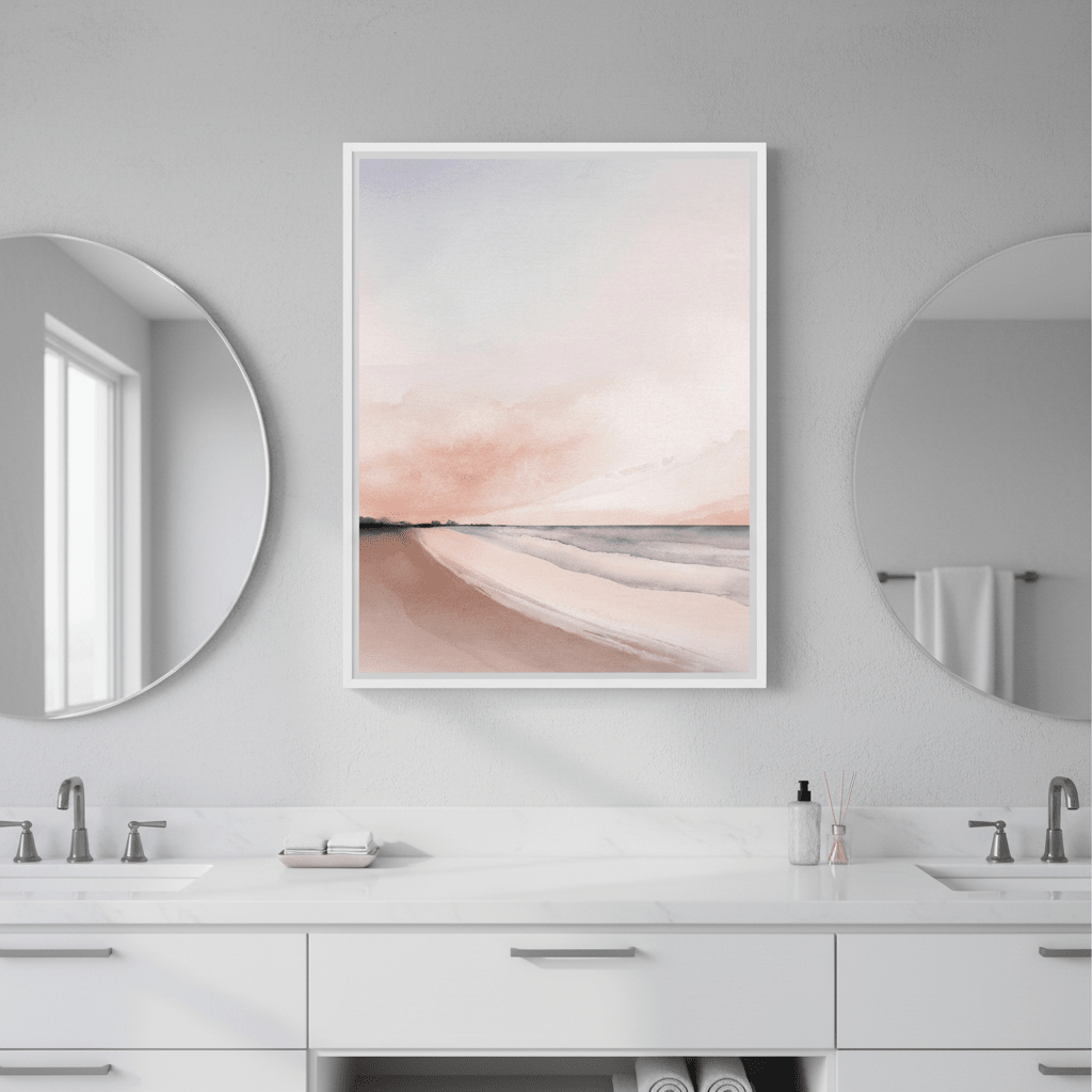 Beach Sunset by Deer Muskeeter wall - art - picture - poster