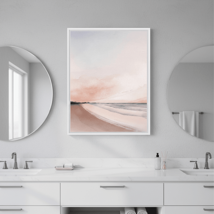 Beach Sunset by Deer Muskeeter wall - art - picture - poster